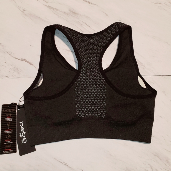 NWT Bebe Sport Racerback Sports Bra - Picture 2 of 2